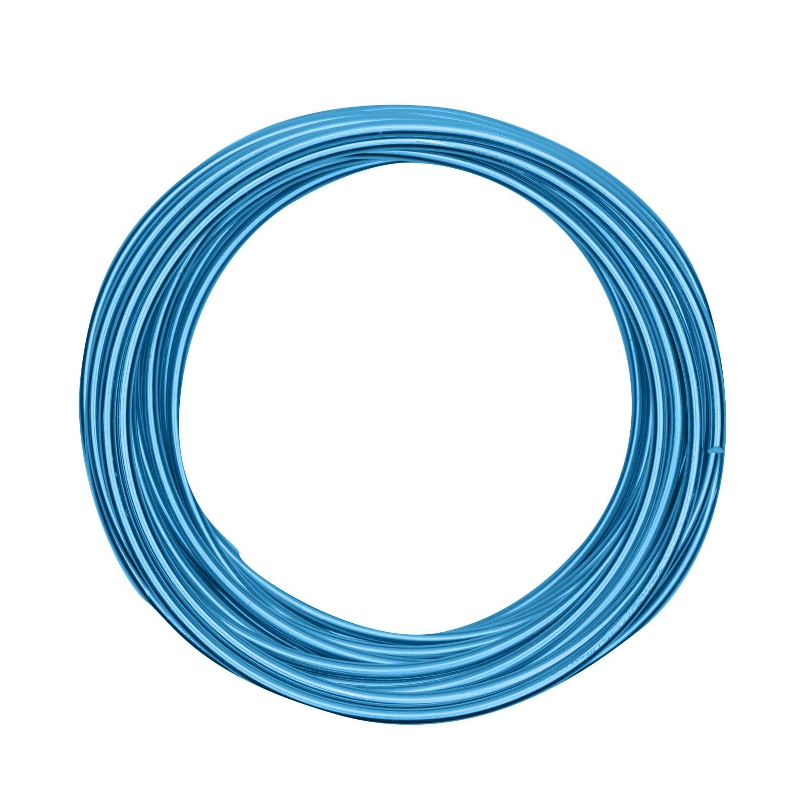 Vaessen Creative Filo di Ferro Modellabile da 10 m x 4 mm Turquoise (Blu) – Filo Flessibile per Creazioni Floreali, Realizzazione di Gioielli e Modellismo