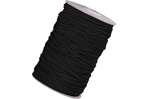 High-Quality 3mm Black Spandex String for Versatile Creations