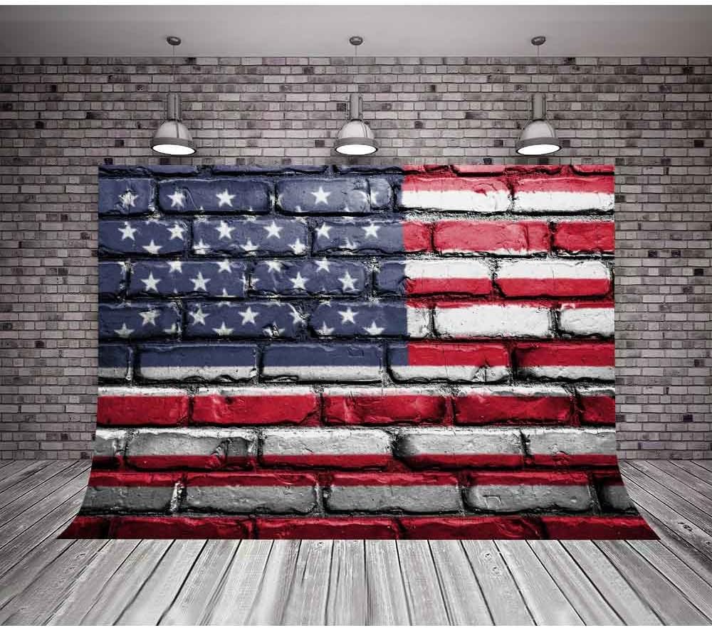 Uр Tо 40% оƒƒ MTMETY 10x7Ft US Flag Photography Background American Flag Backdrop Seamless Vinyl Photo Studio Props for Nationl Day Independence Day Veterans Day GEME276