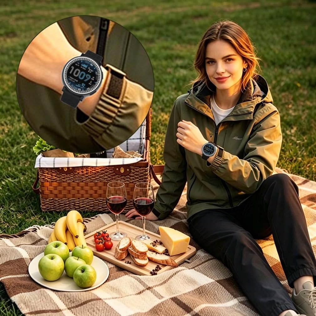 Custodia protettiva in metallo per Amazfit Active Max, telaio in lega di alluminio, antigraffio, antiurto, accessori per la protezione degli orologi (nero)