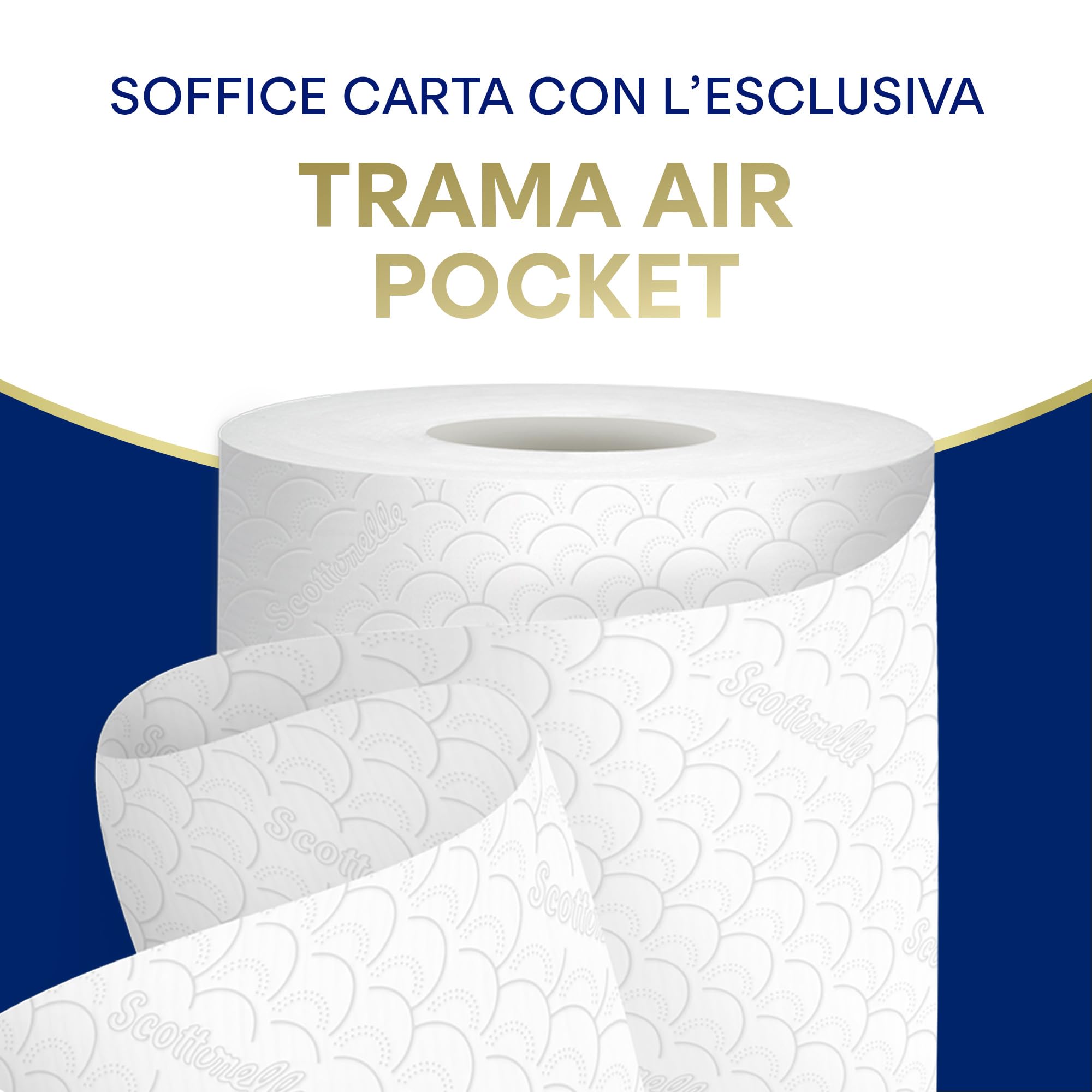 Scottonelle Carta Igienica, Morbida e Resistente, Dermatologicamente testata, 36 Rotoli Maxi