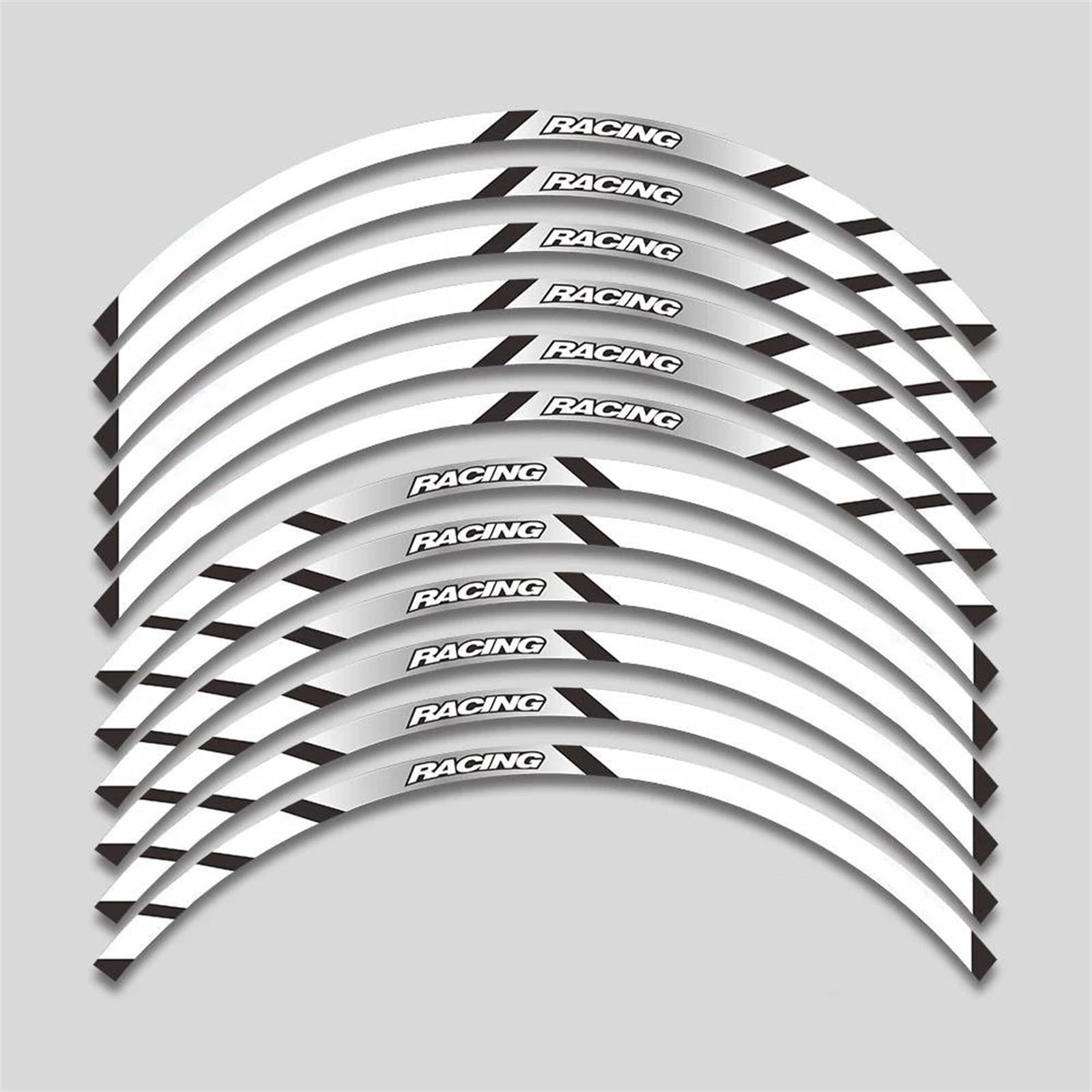 Stickers Motorcycle Reflective Rim Edge Stripes Wheel Stickers for NC750 NC750S NC750X NC 750 XS 750X 750S(Style 9)