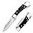 Buck Knives 112 Ranger Hunting Knife, 3 Blade, Lockback Design, Ebony Handle, Silver Bolsters, 420HC Stainless Steel Clip Point Blade, Sheath Included, Folding Knife Made in the USA, 6.05 oz