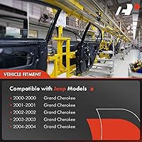 Vista 3 de A-Premium Regulador de ventanilla eléctrica con motor de repuesto para Jeep Grand Cherokee WJ 2000-2004 Delantero derecho lado del pasajero