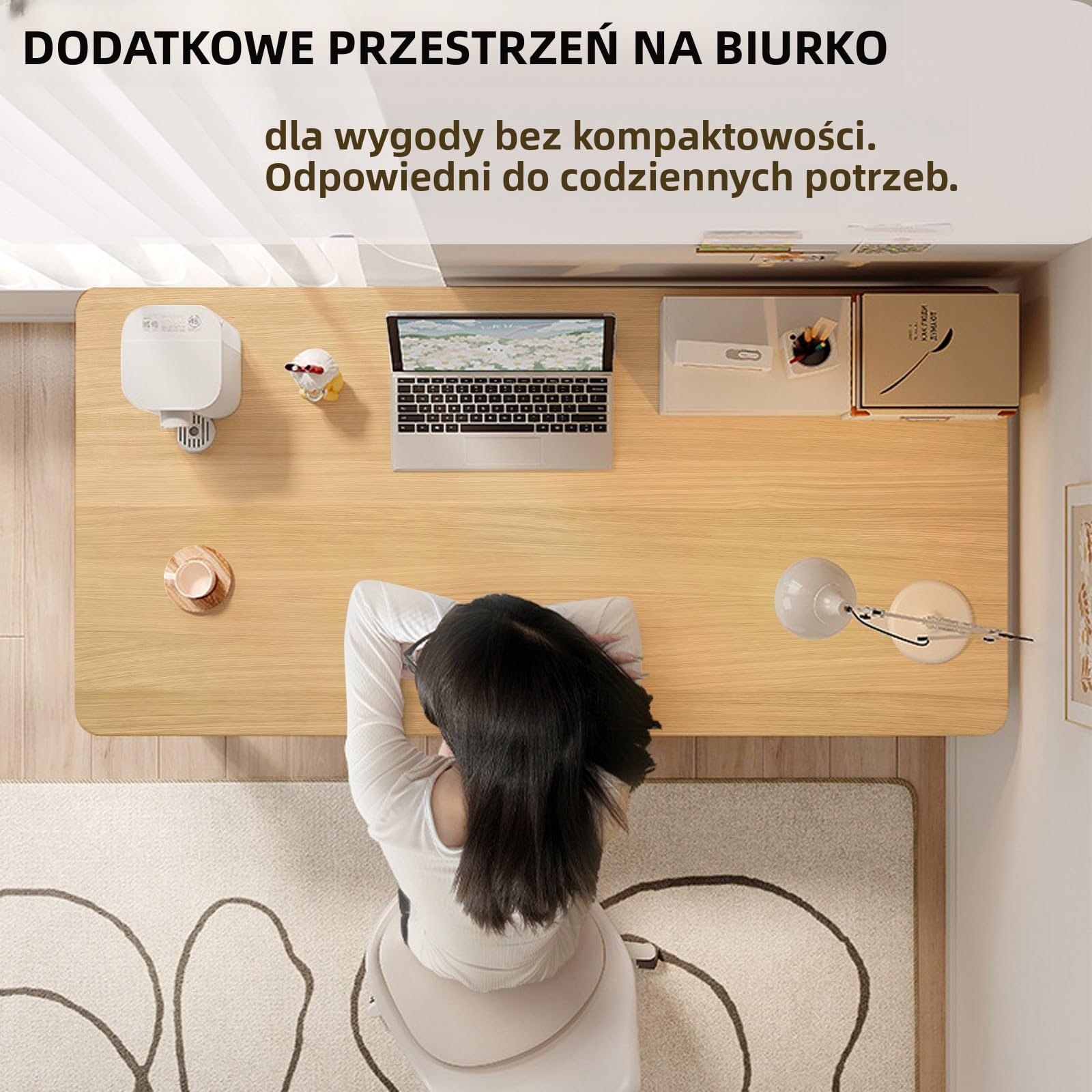 Nowoczesne Biurko Komputerowe w Prostym Stylu, Stół Nauki, Biurko Pisania, Stół PC do Domowego Biura, Sypialni