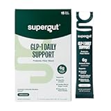 Supergut GLP1 Daily Support - High Fiber GLP-1 Supplement Powder for Women & Men - Sugar-Free Drink Mix for Gut Health &lpar;15 Servings&rpar;