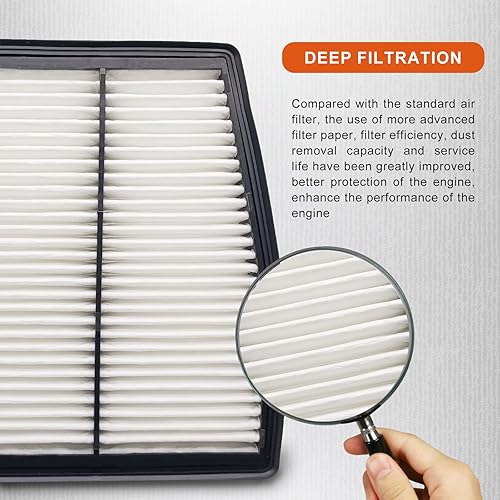 Miniatura 3 de Filtro de aire de motor HV11911, se adapta a Santa fe Hybrid 2021-2023, Tucson Hybrid 2022-2023, Sonata Hybrid 2020-2023, Sorento Hybrid 2021-2023,