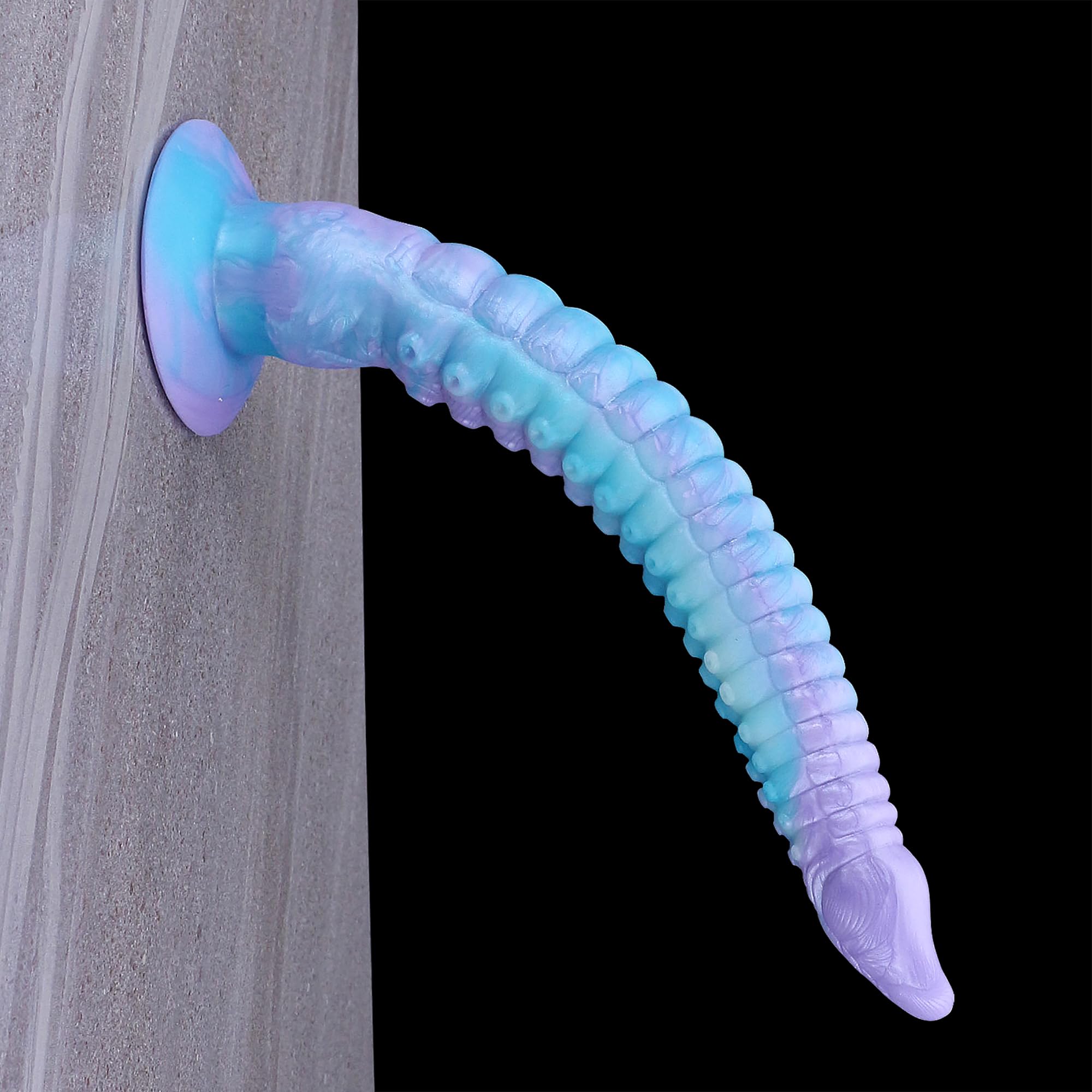 12inch Long Anal Dildo Realistic Tentacle Dildo with Suction, Thin Silicone Dragon Dildos Octopus Anal Plug Adult Toys for Men Gay Couples