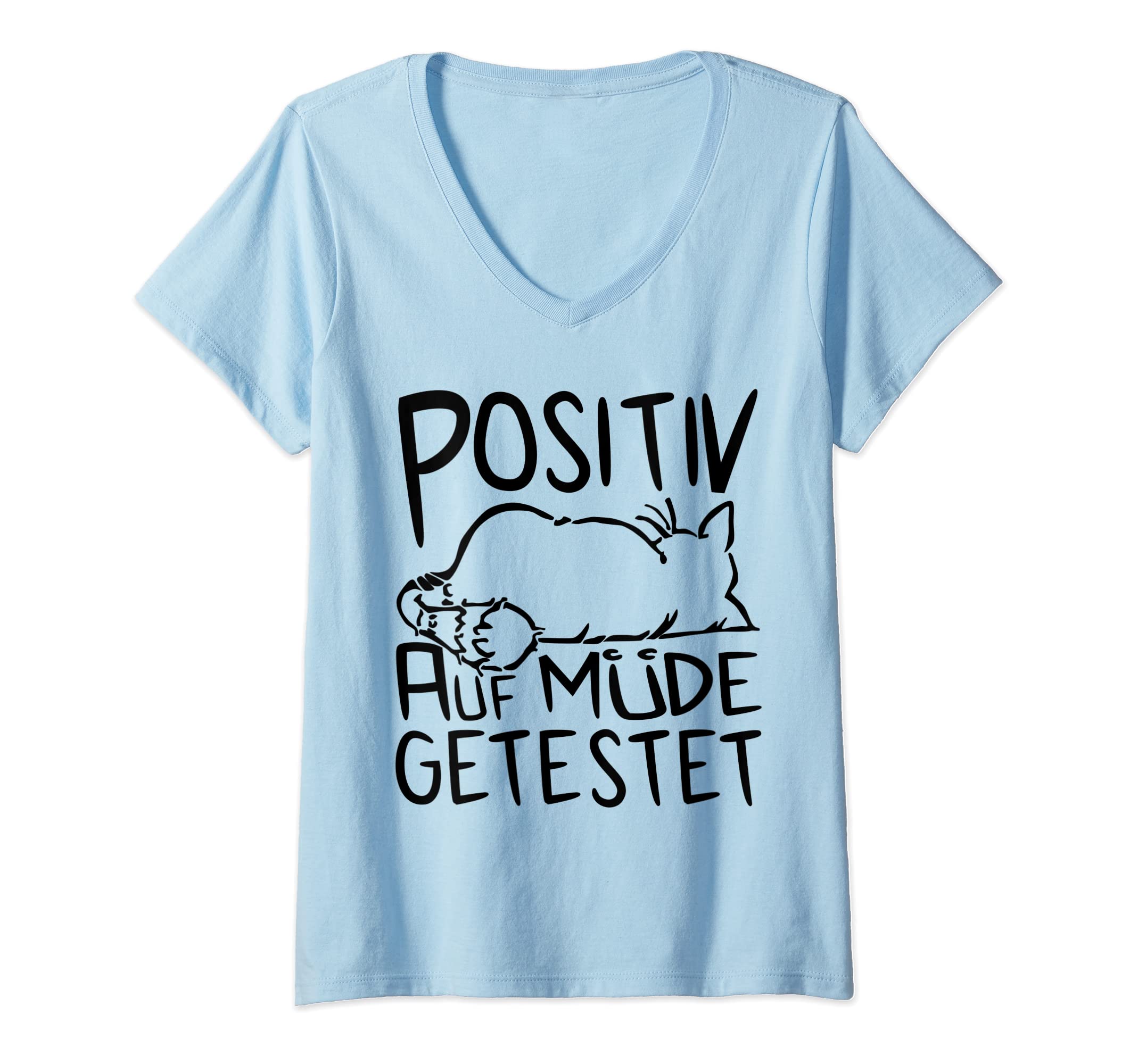 Mieze Katze Tank Top 'POSITIV AUF MÜDE GETESTET' - Lustiges Schlaf-Motiv Für Katzenfans