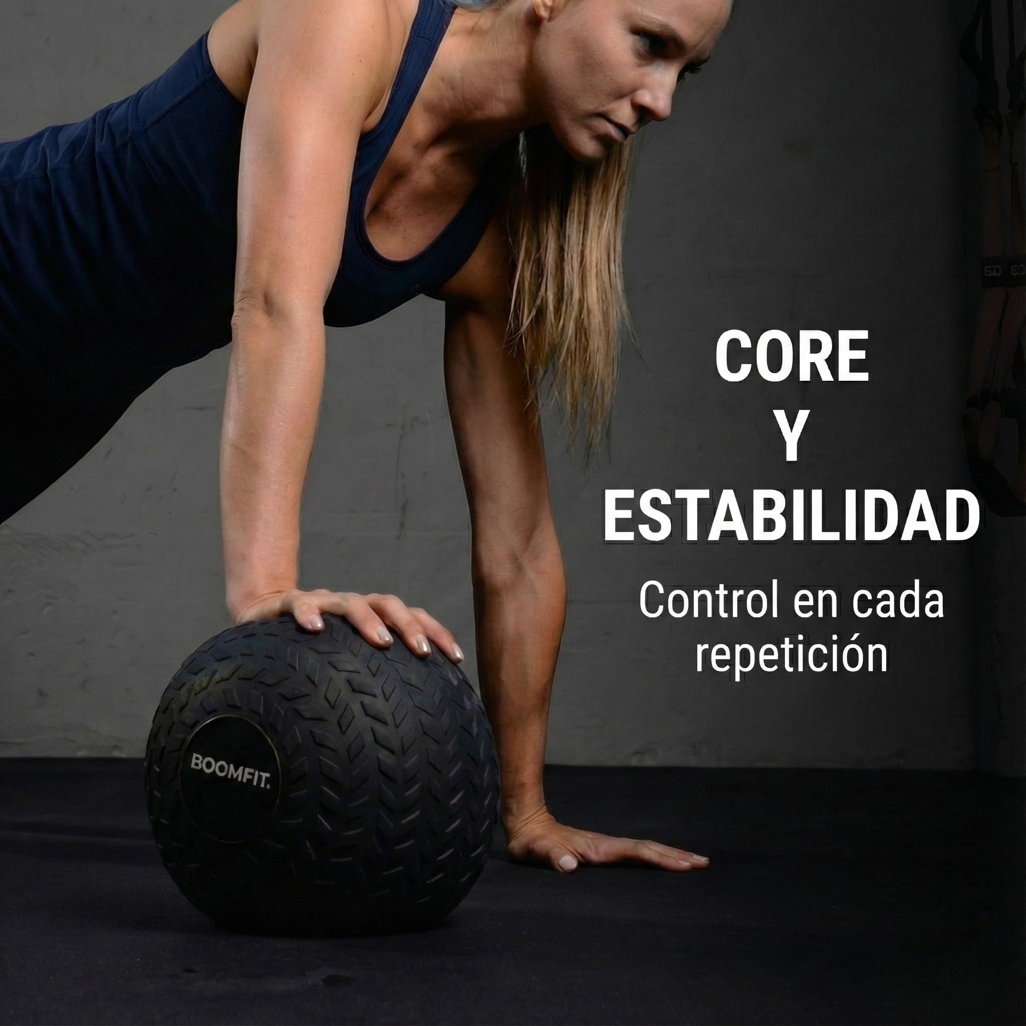 BOOMFIT Slam Ball 4-40kg | Palla Medica Antirimbalzo per Crossfit e Allenamento Funzionale | High-Grip No-Bounce per WOD, HIIT e Potenza Core | Ideale per Home Gym e Atleti