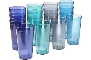 Reusable & Durable Plastic Tumblers Set for Everyday Use