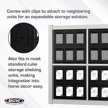 Amazon.co.jp: BCW 6段引出しカードカタログ - ブラック