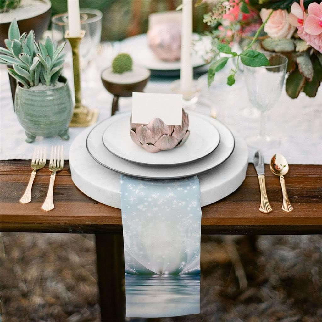 Abstract Table Napkin Cloth Set Wedding Party Handkerchief Restaurant Supplies Christmas Napkins(8pcs)