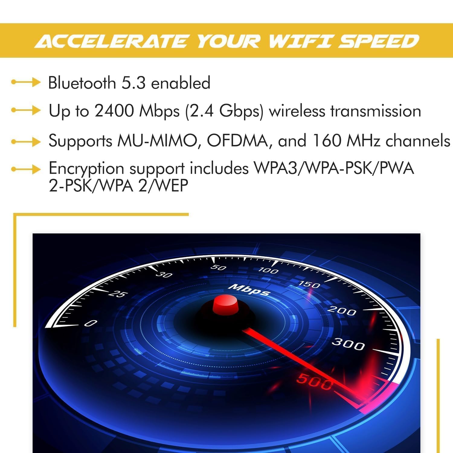 AX1675x Killer Series Upgraded WiFi 6E Adapter | Gaming WiFi Adapter | M.2 Wifi Card | 2.4 Gbps WiFi for PC | Supports Bluetooth 5.3 & Intel, AMD with Windows 10+, Linux (AX1675x)