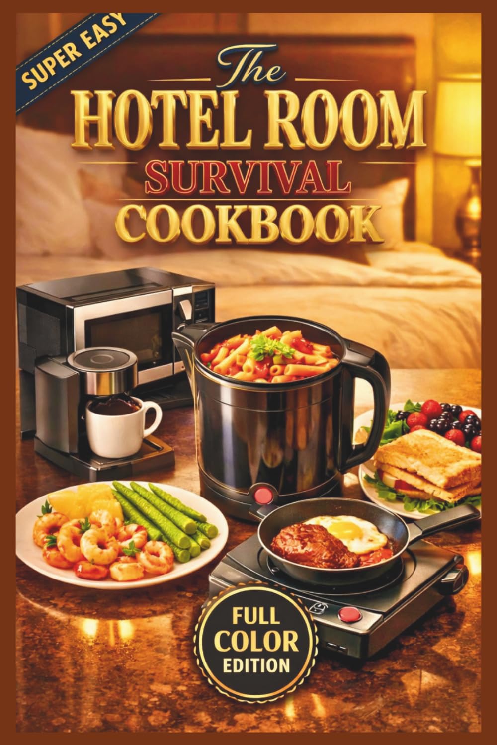 The Hotel Room Survival Cookbook: Ingenious Hacks to Cook Healthy, Cheap Meals Using Only a Coffee Pot, an Iron, and a Microwave