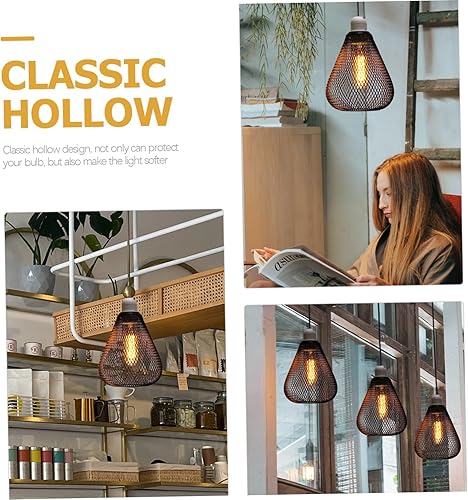 Miniatura 3 de Cubierta de la pantalla de la lámpara de la lámpara de la lámpara de la lámpara de la sombra de la luz colgante