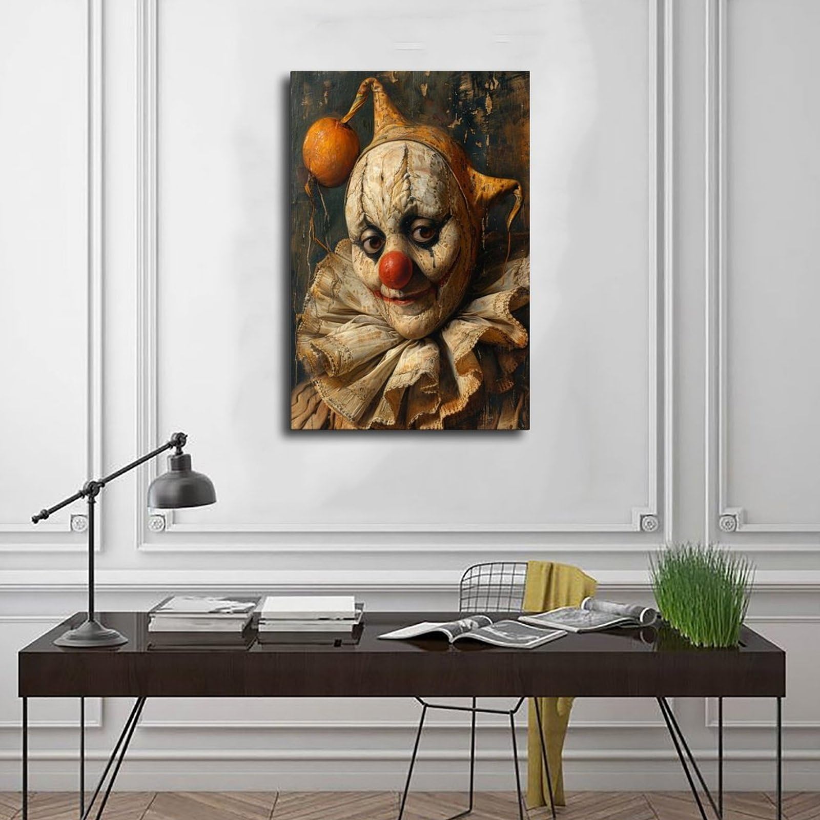 Commedia Dell' Poster su tela da parete, stampa artistica da parete, 60 x 90 cm