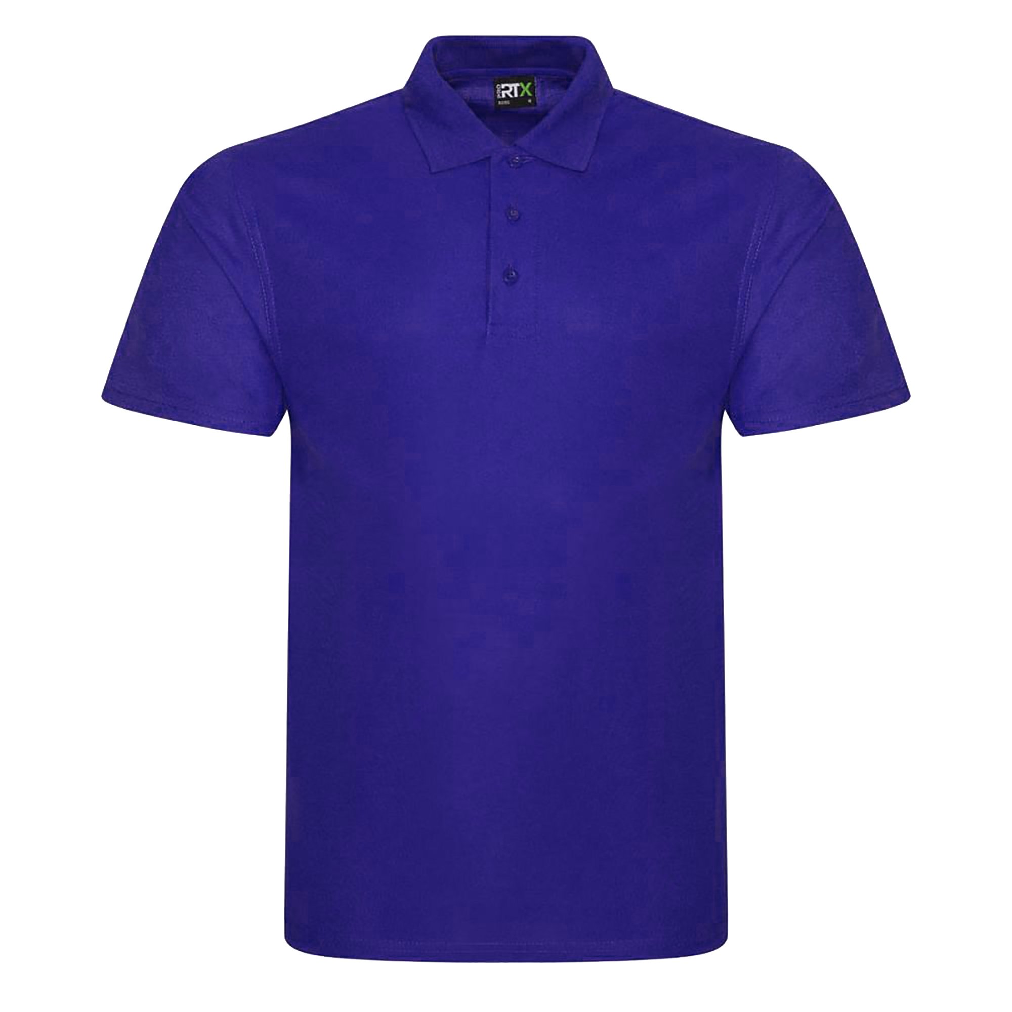 PRORTX Mens Pro Pique Polo Shirt (2XL) (Purple)