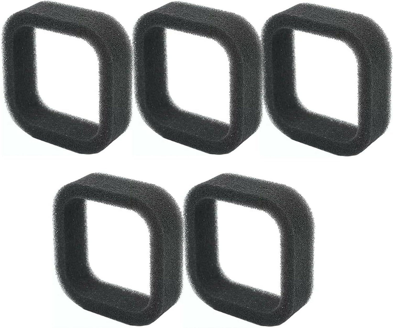 Daaxing 5/10/20PCS Sponge Air Filter Fits for Various Strimmers,Air Filter Filter Filter Sponge for Universal Mower Strimmers 50mm x 43mm (5PCS)