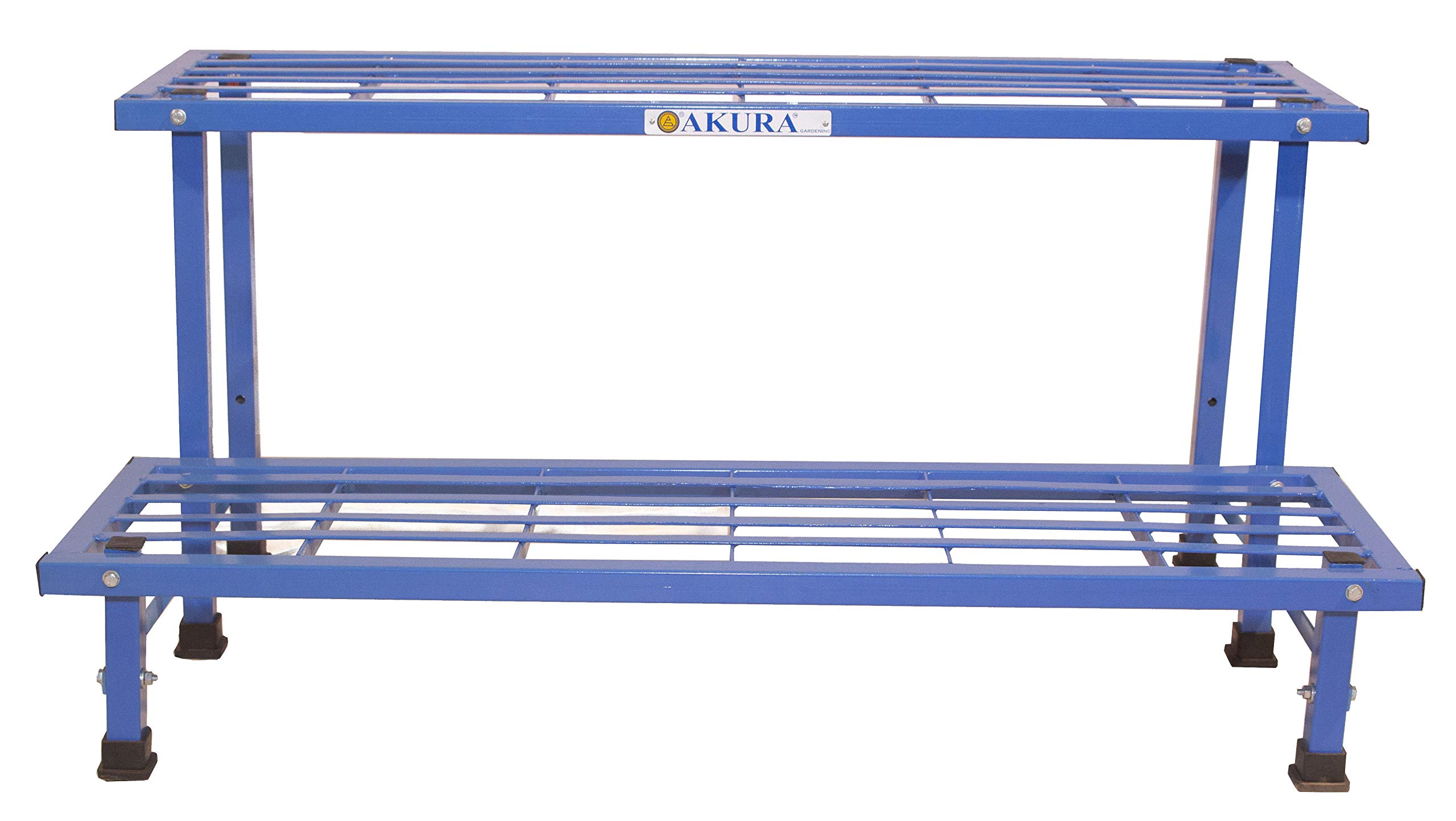 AKURA 2 Step Gardening Stand - Blue Steel -5