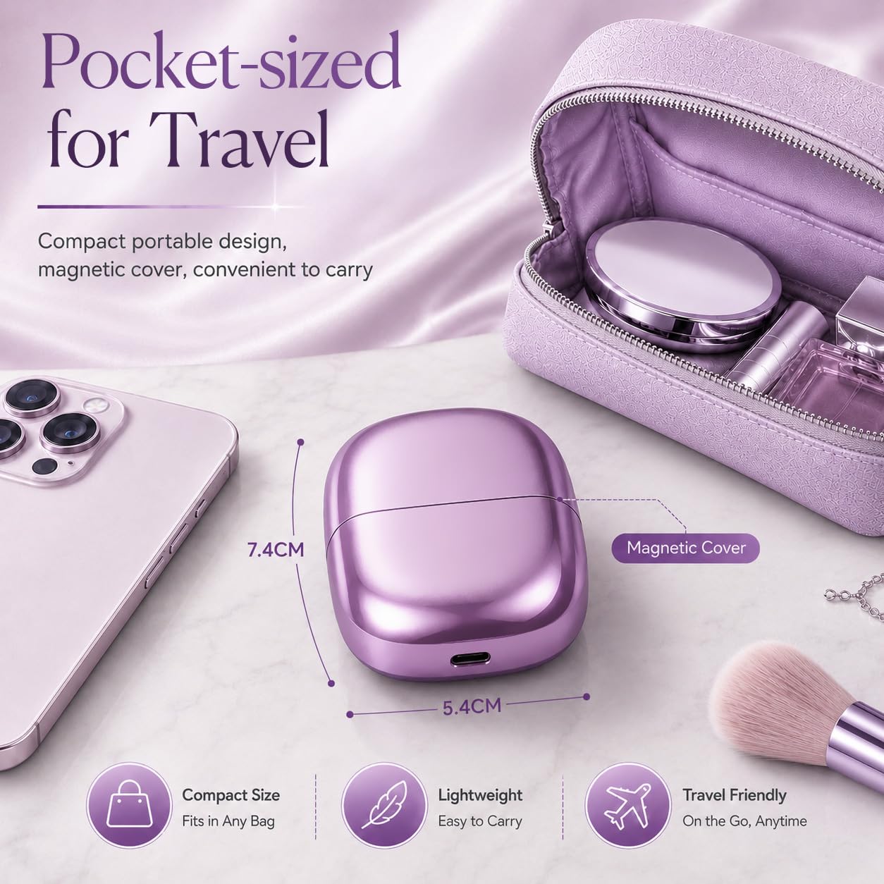 UpperX Mini maquinillas de afeitar eléctricas para mujer, recortadora de