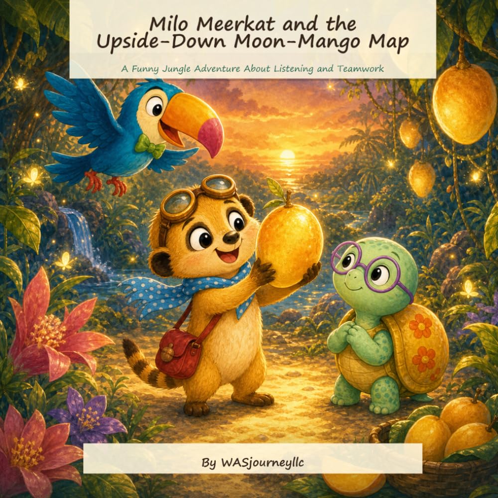 Milo Meerkat and the Upside-Down Moon-Mango Map