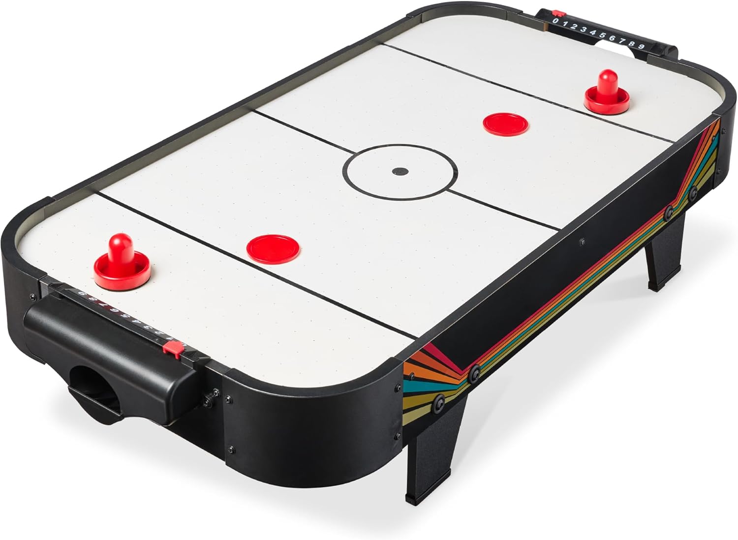 Best Choice Products 40in Portable Tabletop Air Hockey Arcade Table for Game Room w/ 100V Motor