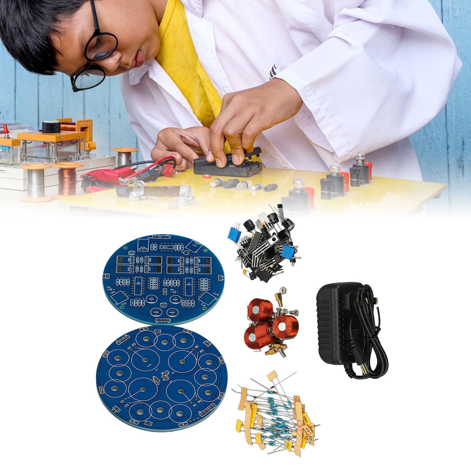 Kit de módulo de levitación magnética, núcleo de máquina de levitación de alta estabilidad con kit de soldadura para laboratorio escolar en casa