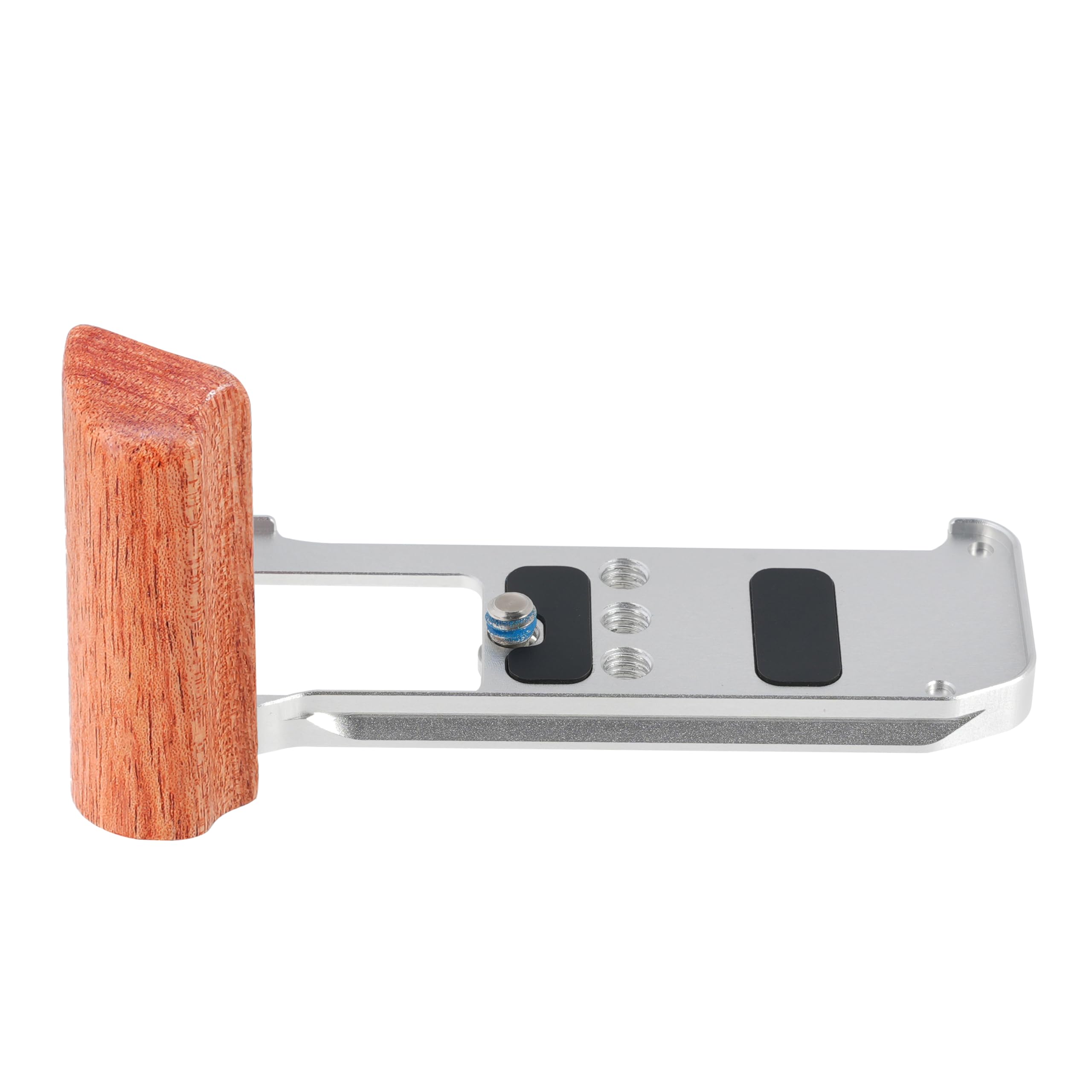 Hersmay Wooden Handle X-M5 Holzgriff L-Shape Handgriff für Fujifilm X-M5 Kamera, mit 1/4"-20 Halterungen, Arca Swiss Stativplatte