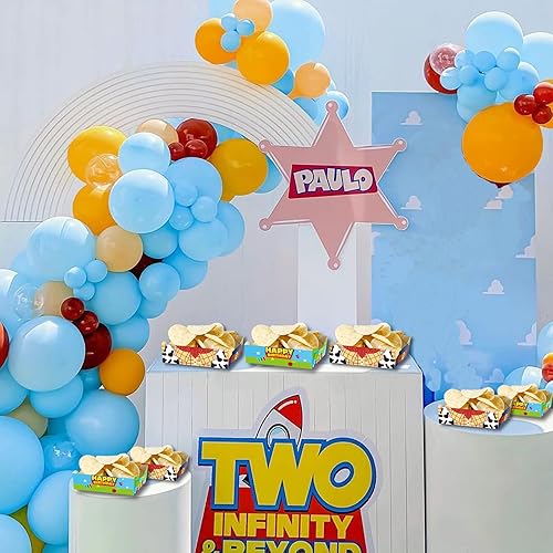 Miniatura 2 de Bandejas de papel desechables de historias de dibujos animados, 24 unidades, dos infinitos y más allá, decoraciones de cumpleaños, bandejas de nacho