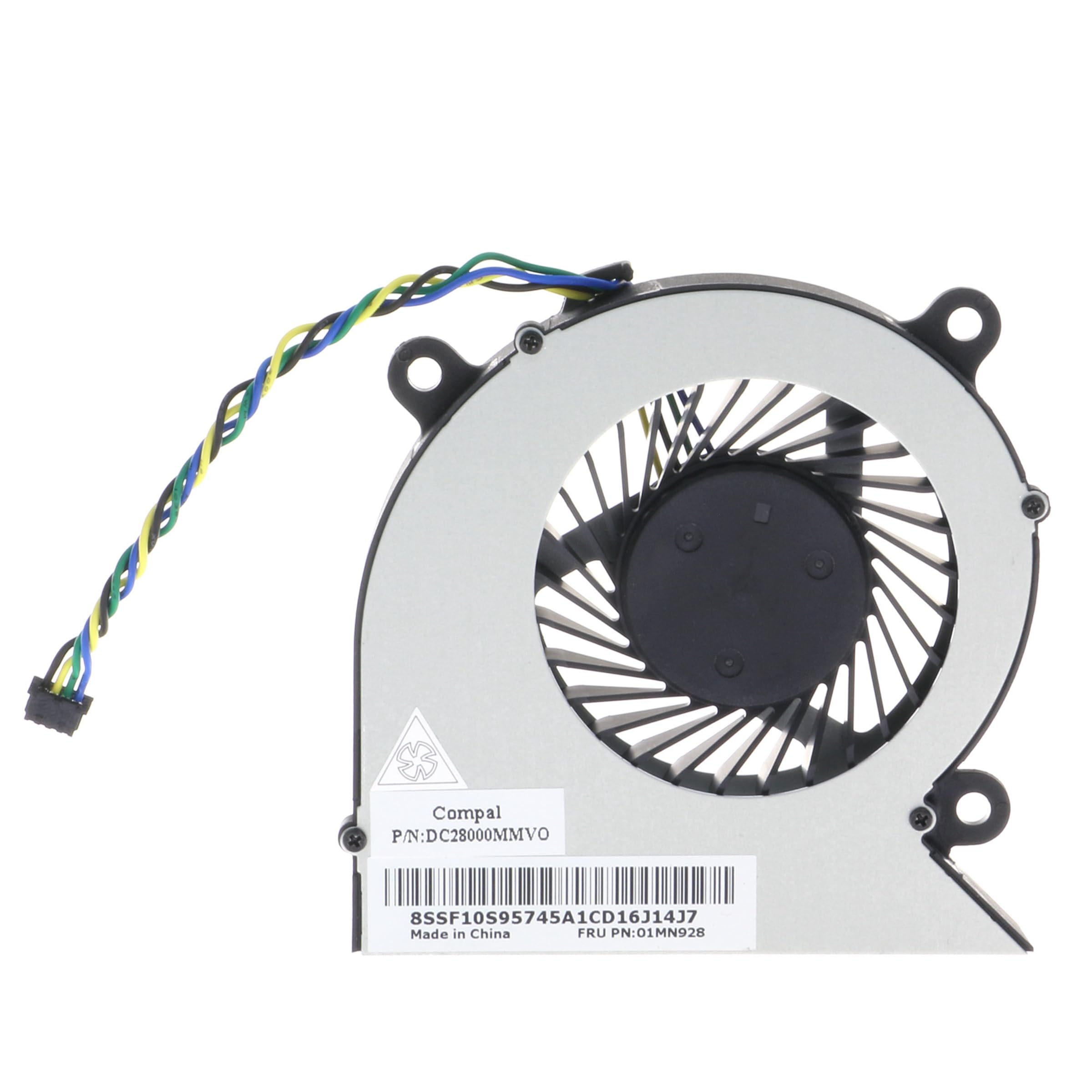 Ventilador de refrigeración de CPU de repuesto para Lenovo Ideacentre AIO 3-24IIL5 3-22IIL A340-22IWL A340-24IWL A340-24IGM Lenovo V30a-22IIL V30a-22IML V30a-24IML Desktop 01MN928 DC28000MM. V0