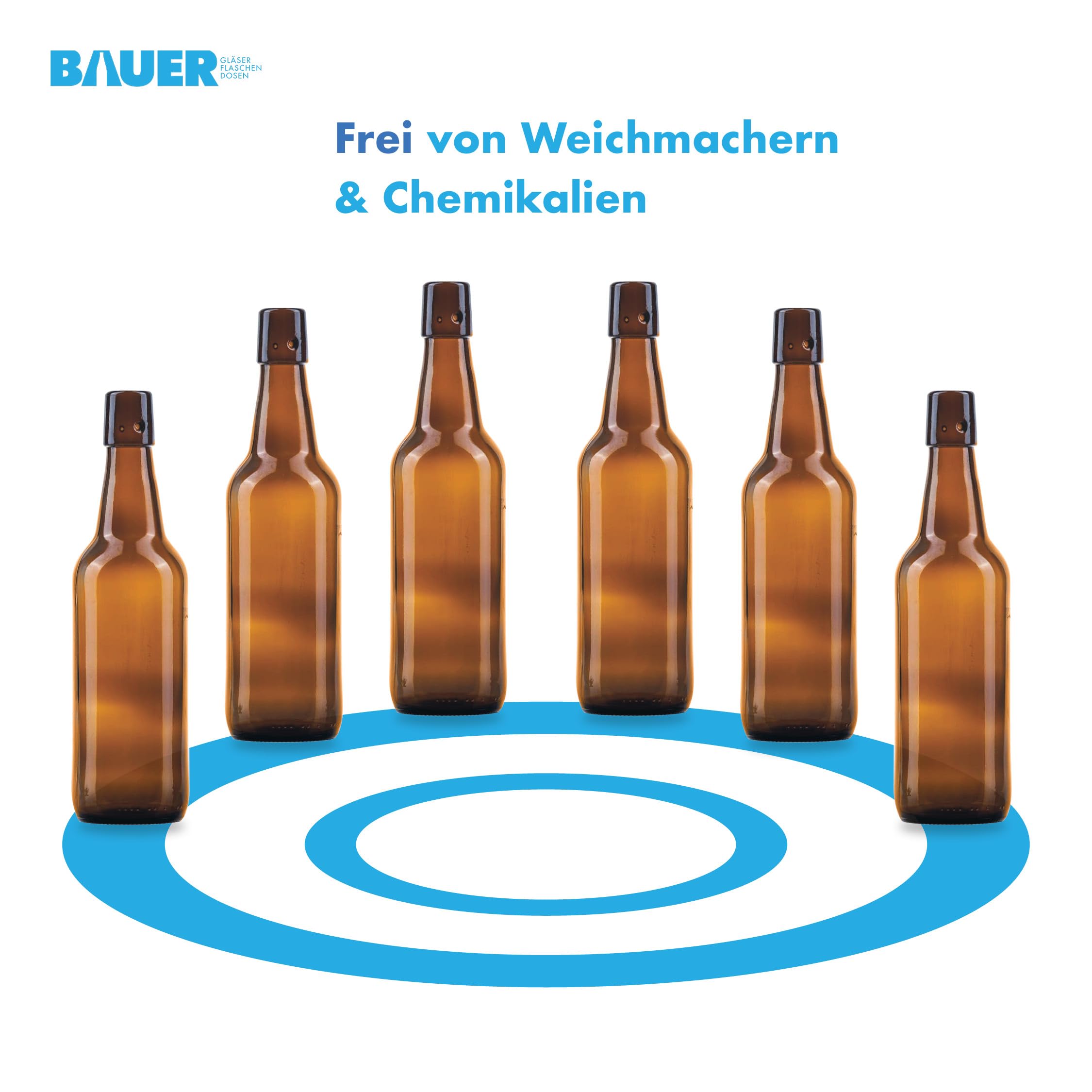 500ml Beugelfles, incl. beugelsluiting