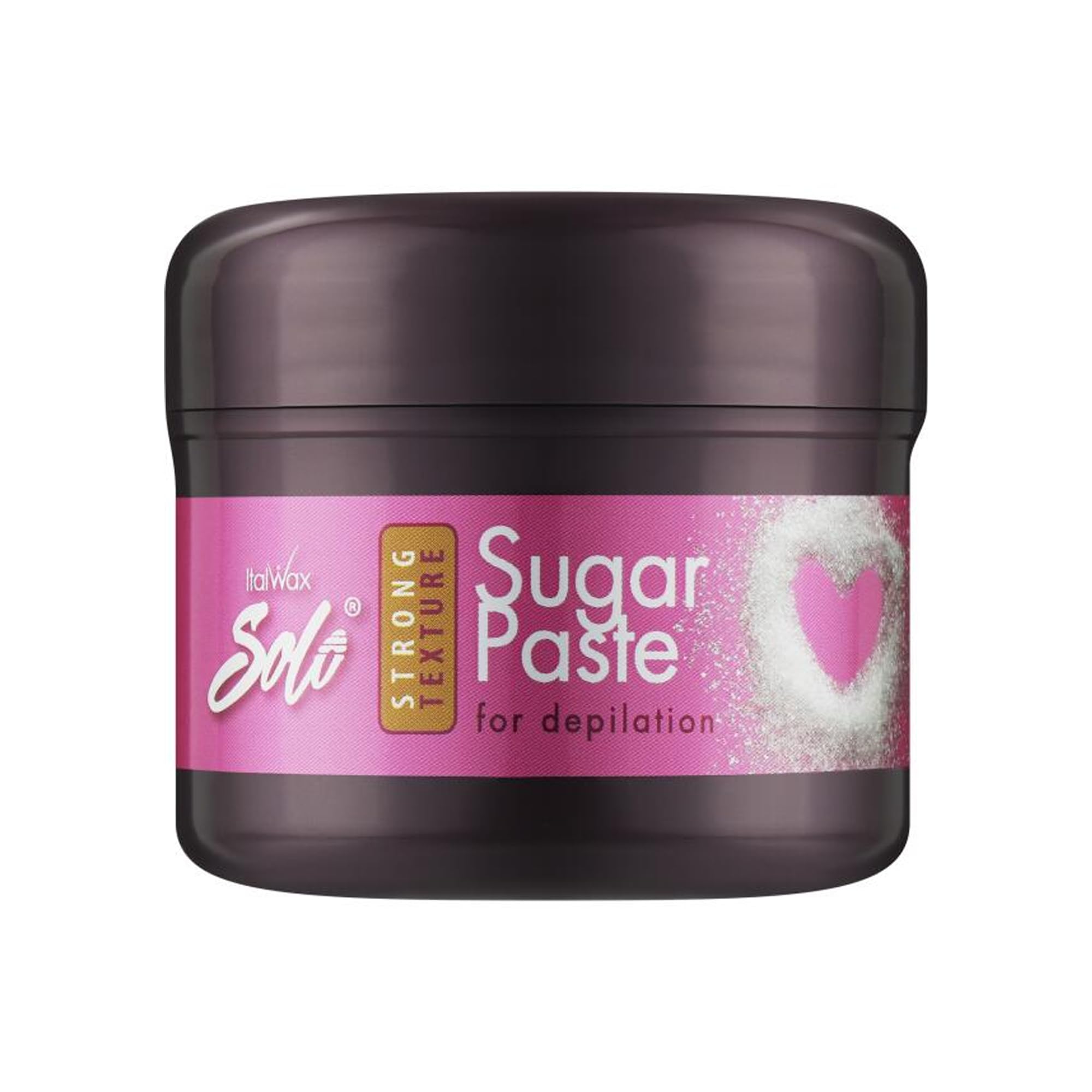 Italwax Solo Sugar paste Wax Kit Strong 180g - Wachskit für Frauen und Männer - Natürliche Formulierung - Zur Haarentfernung am Körper und im brasilianischen Bikini-Bereich zu Hause