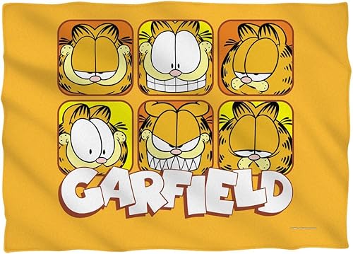 Miniatura 2 de Garfieldcaras (FrontBack Print)Poly 20x 28Funda de almohadacolor blancoTalla única por Trevco