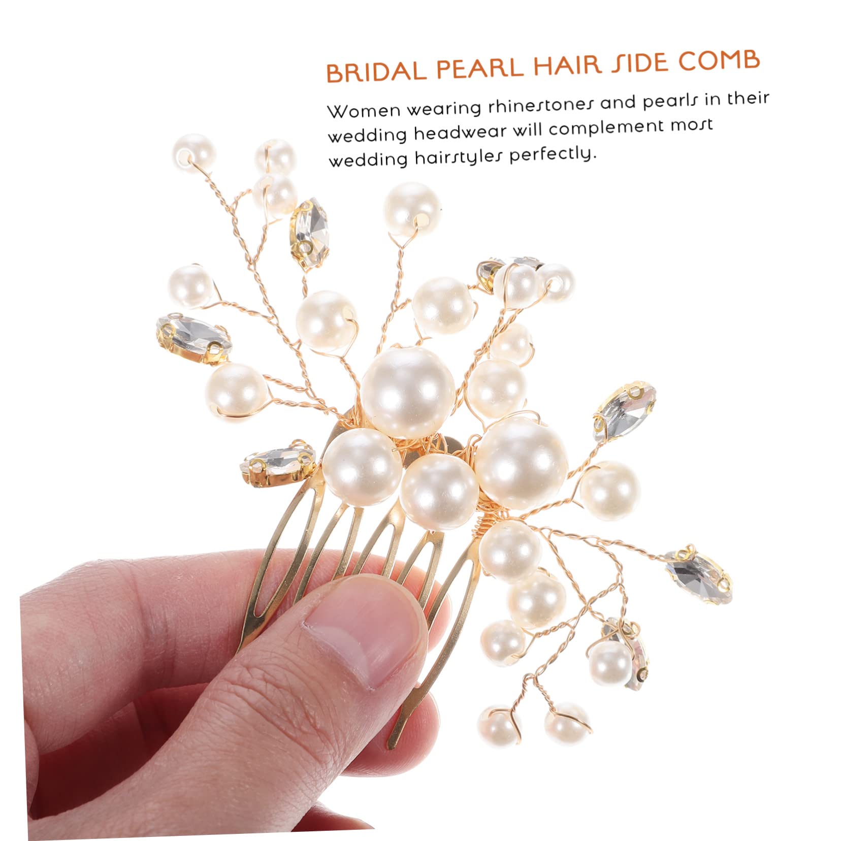 FOMIYES 10stücke Braut Haarschmuck Mit Perlen Und Strass Hochzeits Haarseitenspieß Für Eleganter Haarschmamm Für Besondere Anlässe