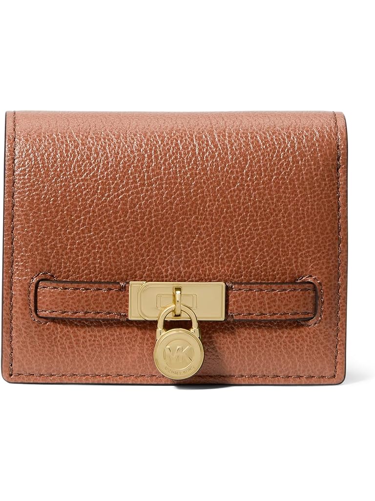 Brown Michael Kors Hamilton Moderne Small Compact Wallet