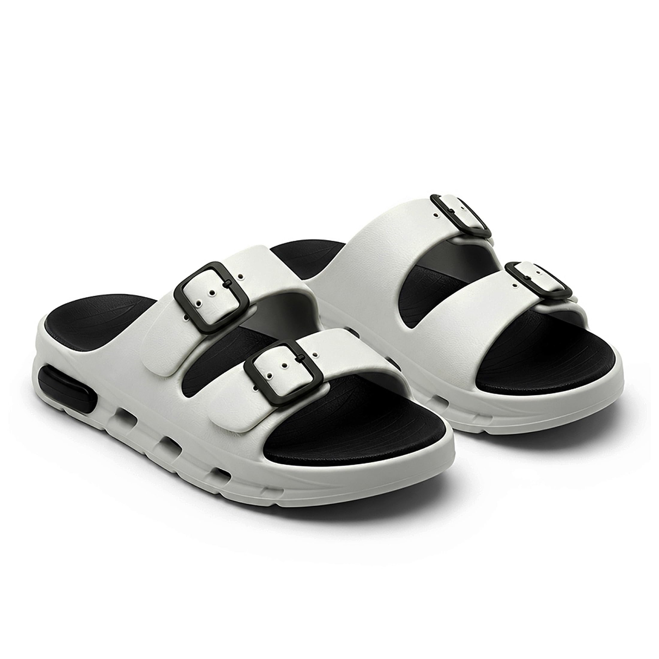 Men's Lightweight EVA Comfort Clogs | Adjustable Buckle Casual Footwear | Cushioned Slip-On-image-18