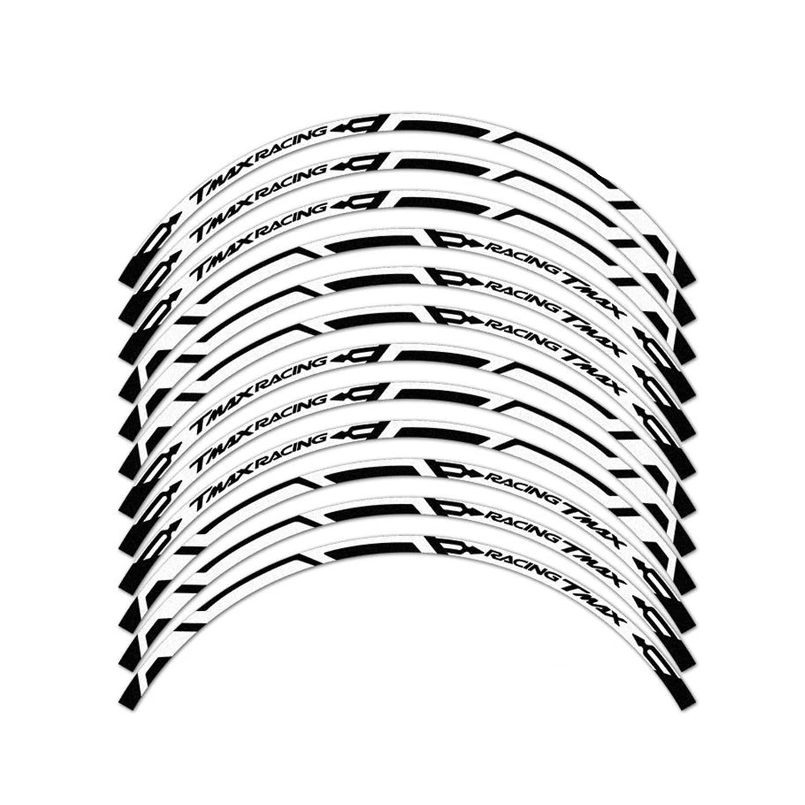 for Tmax 530 560 500 Reflective Wheel Rim Sticker Scooter Hub Stripe Tape Decal Waterproof