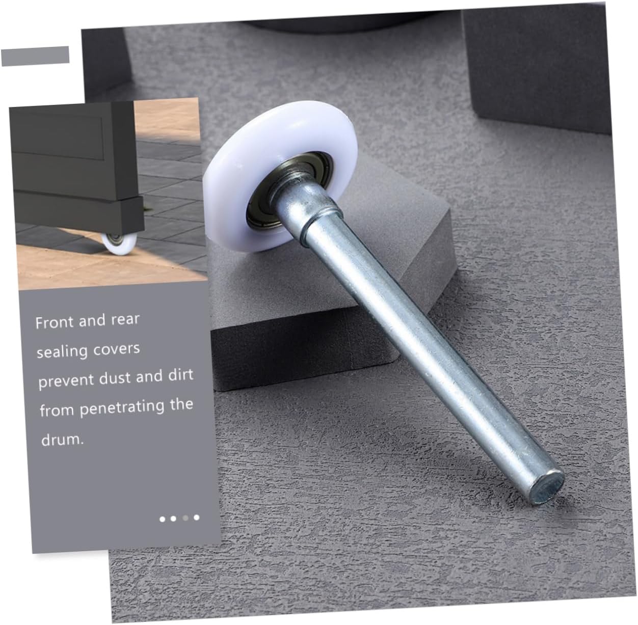 Garage Door Rollers Stem Quiet Replacement Nylon Material Easy Install