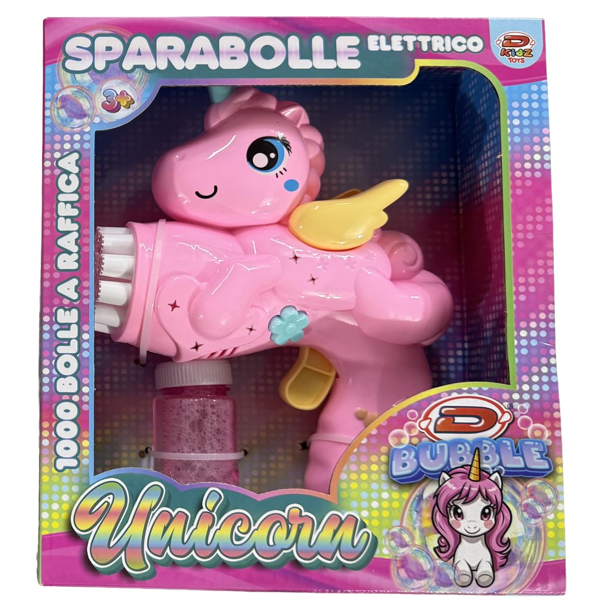 Dynit: Sparabolle Elettrico Unicorno (Assortimento)