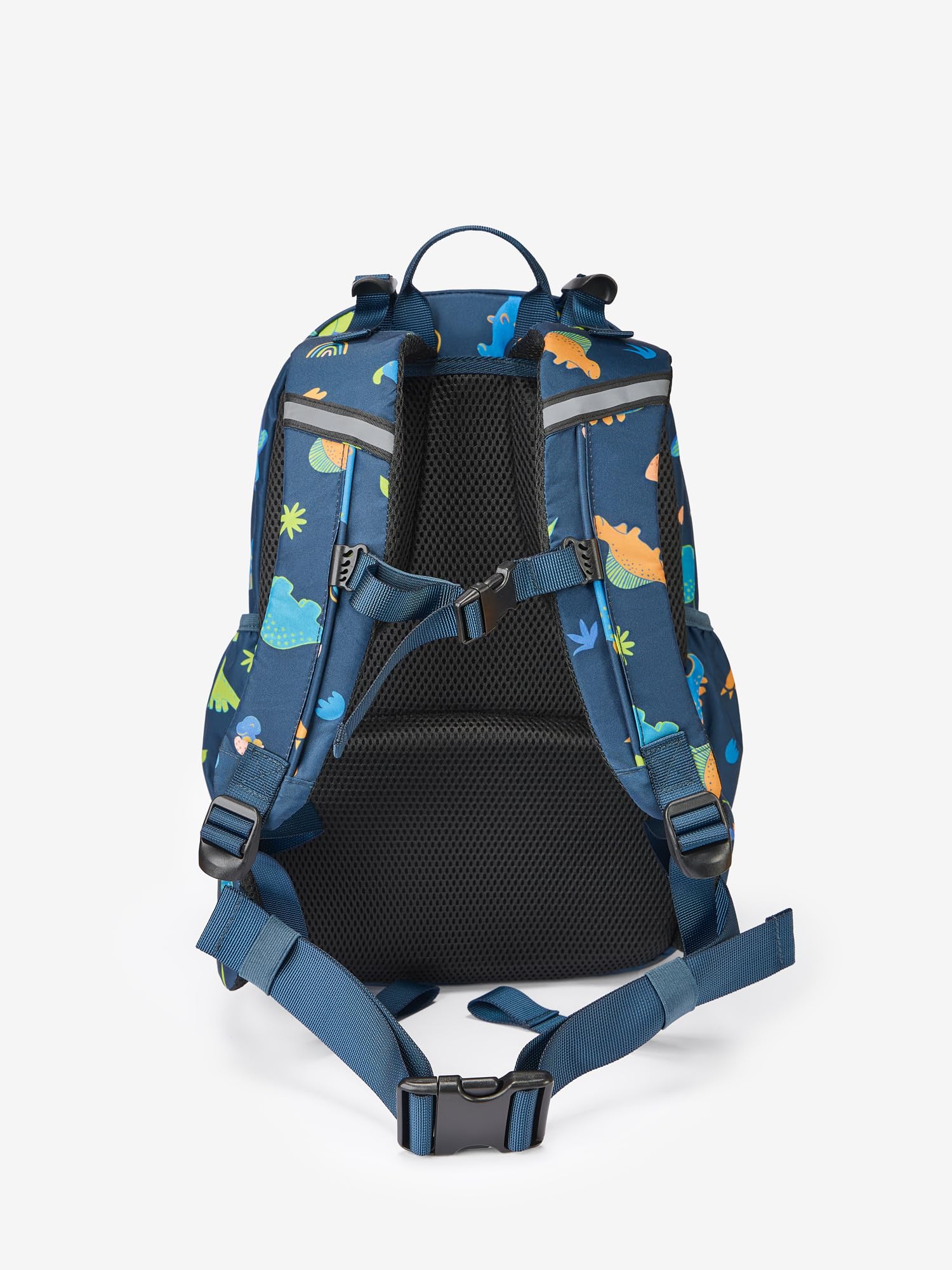 Run Kinderrucksack 16L, Leichter Outdoor Rucksack für Jungen und Mädchen ab 6 Jahre, Ergonomischer Wanderrucksack für die Schule, Khaki Dinosaurier