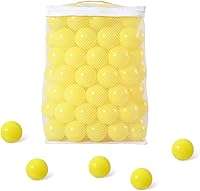 Vista 16 de Pelotas de Piscina de Pelotas para Niños, Bolas de Repuesto de Plástico de 2.2 Pulgadas, Paquete de 100, Colores Brillantes, Sin Ftalatos y BPA