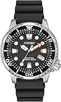 Vista 7 de Citizen Promaster Dive Eco-Drive Watch, 3-Hand Date, ISO Certified, Luminous Hands and Markers, Rotating Bezel