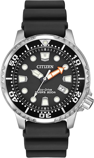 Citizen Promaster Dive Eco-Drive Watch, 3-Hand Date, ISO Certified, Luminous Hands and Markers, Rotating Bezel - 1