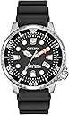 CITIZEN Promaster Dive Eco-Drive Watch, 3-Hand Date, ISO Certified, Luminous Hands and Markers, Rotating Bezel
