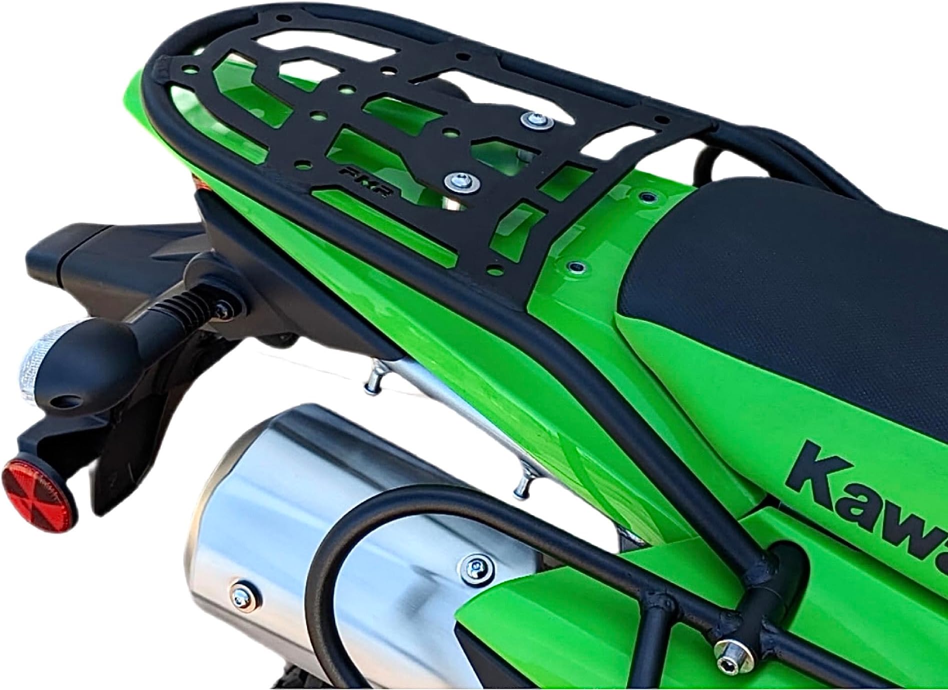 PMRACKS KLX300 KLX300SM KLX250S SF Rear Rack (2009-2023) Motorcycle Luggage Rack Rear Cargo Carrier KLX 300 300sm 250s 250sf Accessories