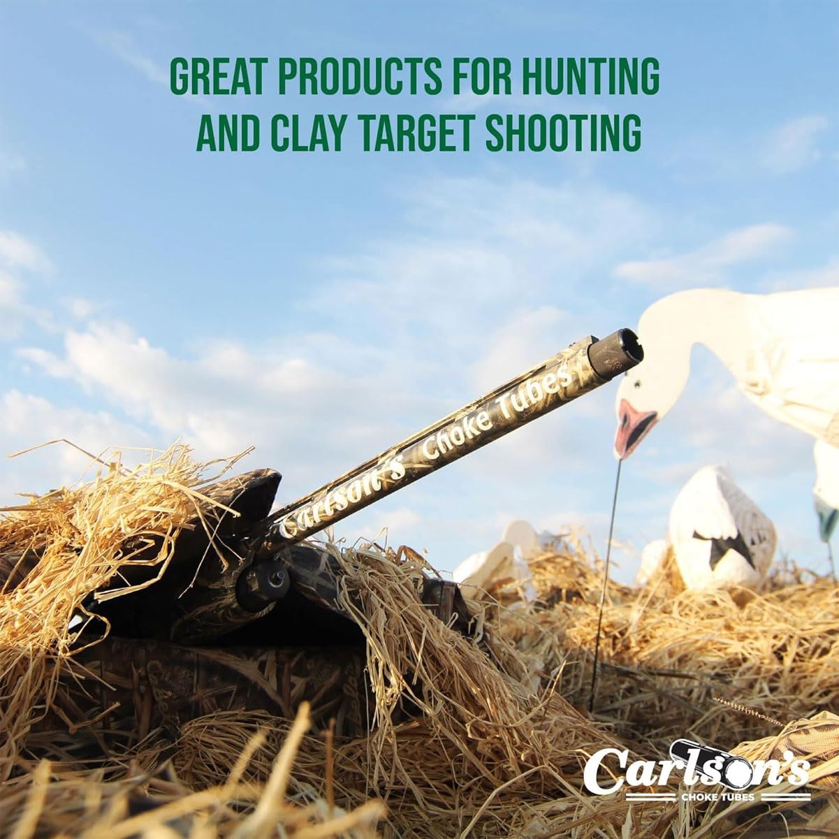 Carlsons Choke Tubes 12 Gauge for Winchester - Browning Inv - Moss 500 [ Light Modified | 0.715 Diameter ] Blued Steel | White Wing Dove Choke Tube | Made in USA