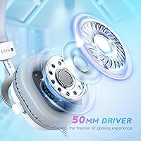 Vista 7 de FIFINE Auriculares USB para juegos de PC con conector de audio de 3.5mm, micrófono desmontable, sonido envolvente 7.1, control de volumen