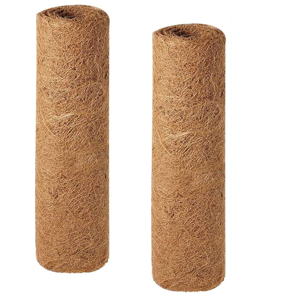 Buy XIYAO 2 Rolls Coconut Coir Liner Roll Coco Fiber Roll, 16"x40