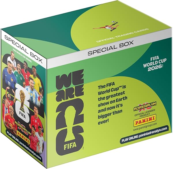 FIFA World Cup 2026 Trading Cards Game Special Box (8 Hüllen + 10 Karten Limited Edition) - 1